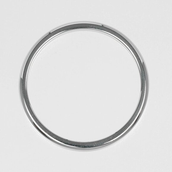 TIFFANY&Co. forever classic band Ring 0.1" model Pt950Platinum #7.8(US Siz... - Picture 8 of 9